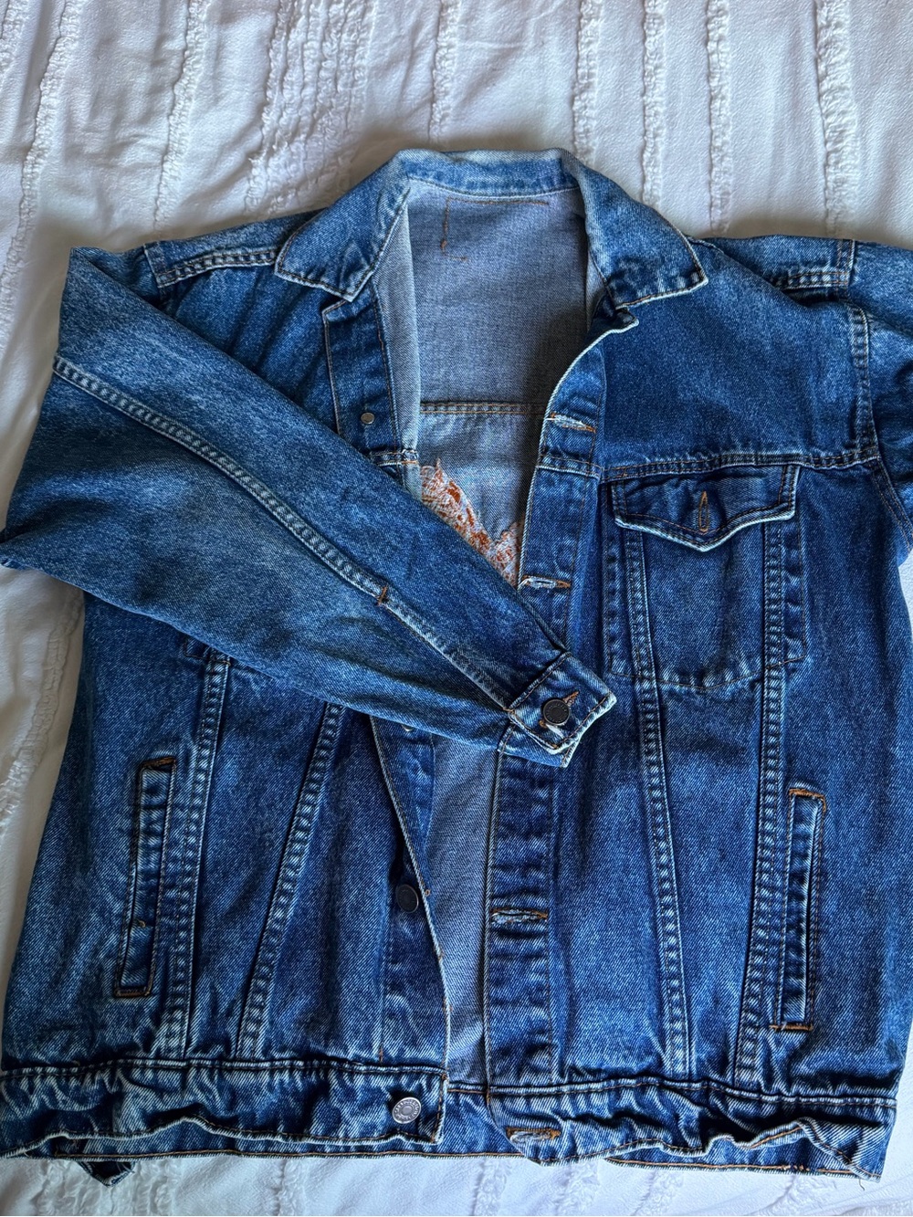 Levi's Classic Blue Denim Jean Jacket